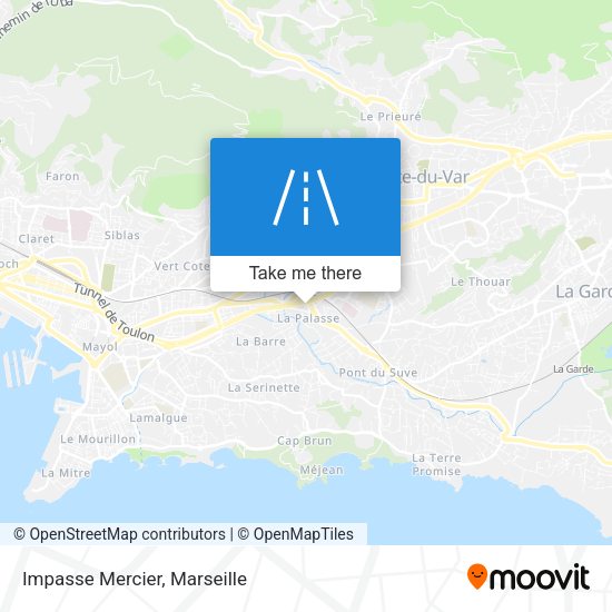 Impasse Mercier map