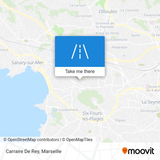 Carraire De Rey map