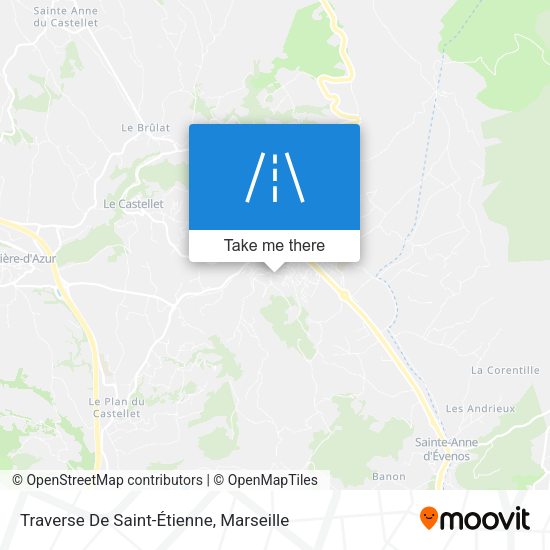 Traverse De Saint-Étienne map