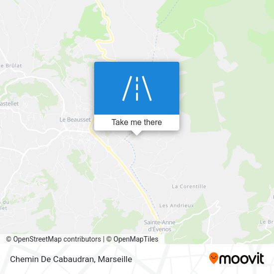Chemin De Cabaudran map