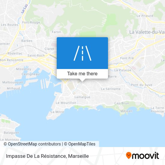 Impasse De La Résistance map