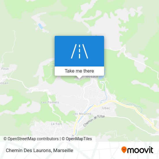 Chemin Des Laurons map