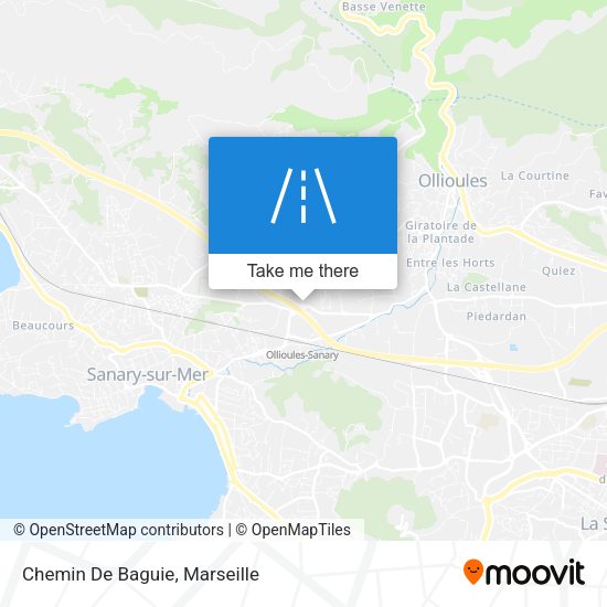Chemin De Baguie map