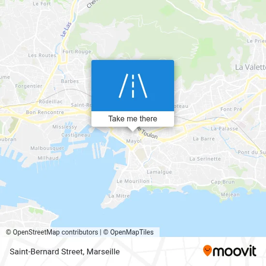 Rue Saint-Bernard map