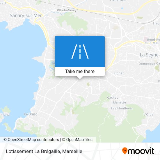 Lotissement La Brégaille map