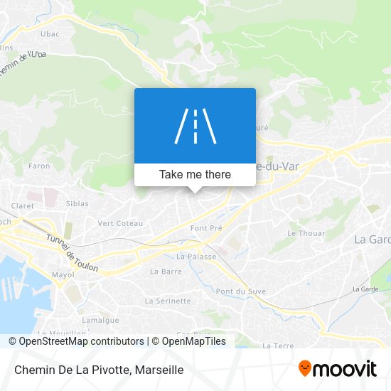 Chemin De La Pivotte map