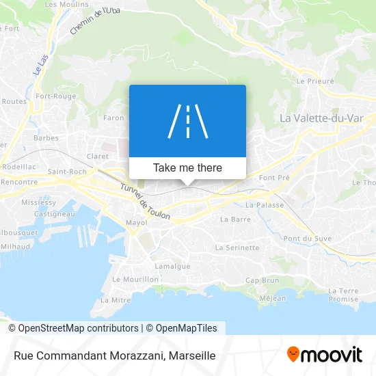 Rue Commandant Morazzani map