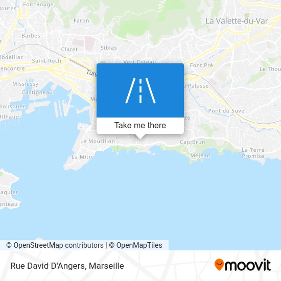 Rue David D'Angers map