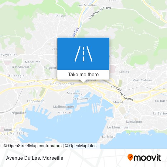 Avenue Du Las map