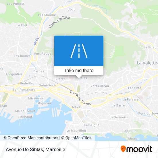 Avenue De Siblas map