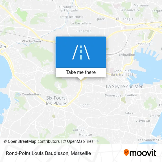 Rond-Point Louis Baudisson map