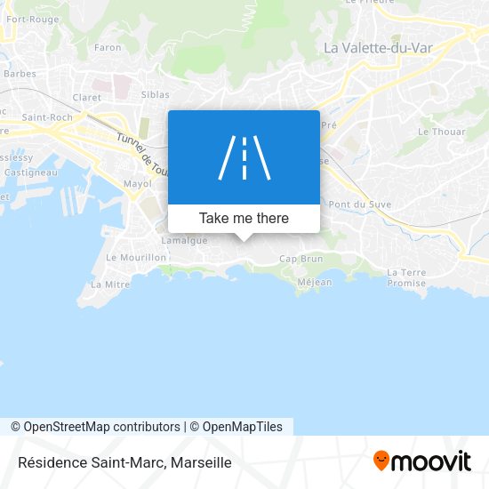 Résidence Saint-Marc map