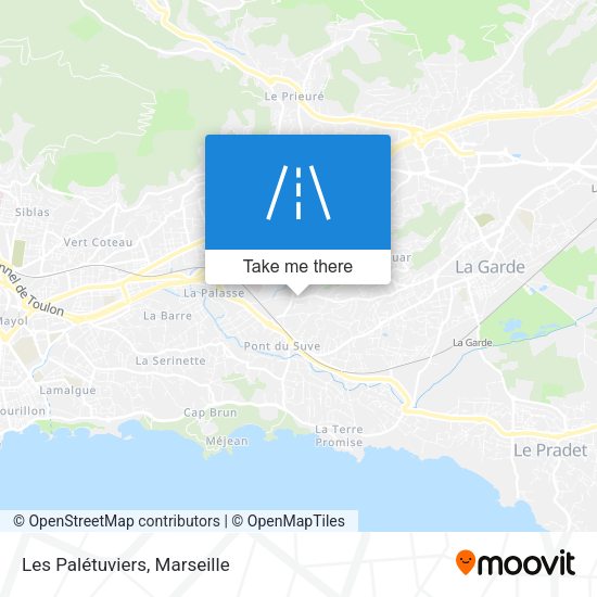 Les Palétuviers map