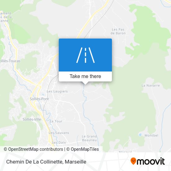 Chemin De La Collinette map