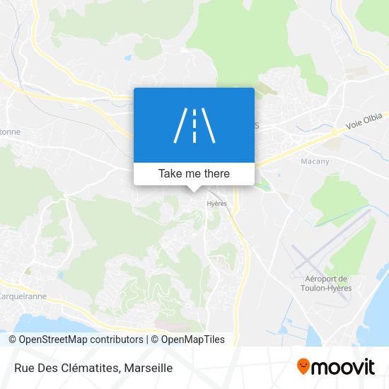 Rue Des Clématites map
