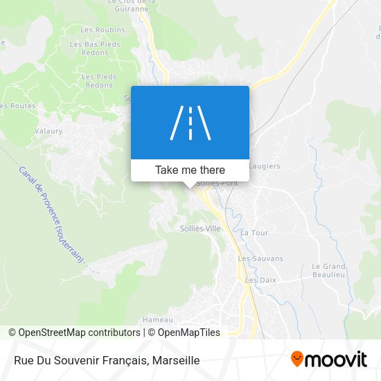 Rue Du Souvenir Français map