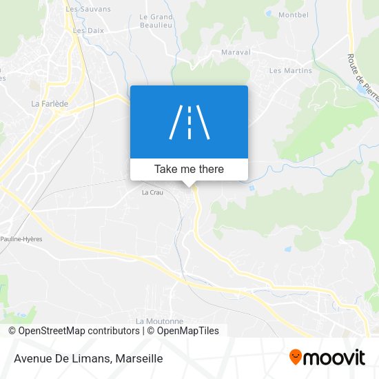 Avenue De Limans map