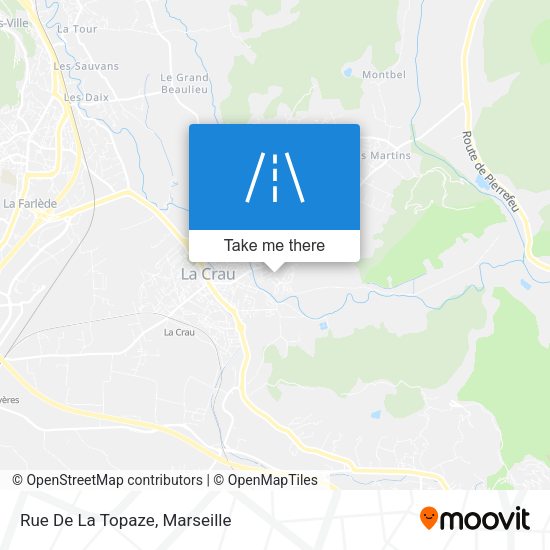 Rue De La Topaze map