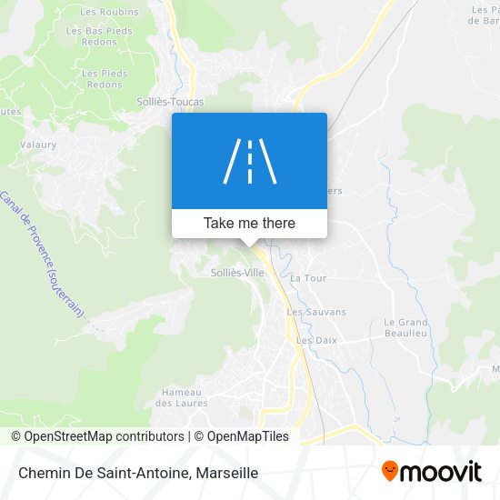 Chemin De Saint-Antoine map