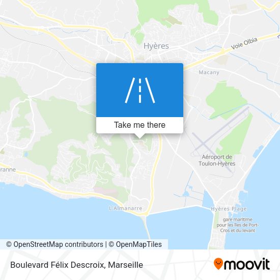 Boulevard Félix Descroix map