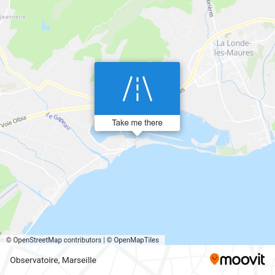 Observatoire map