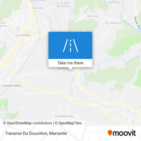 Traverse Du Doucillon map
