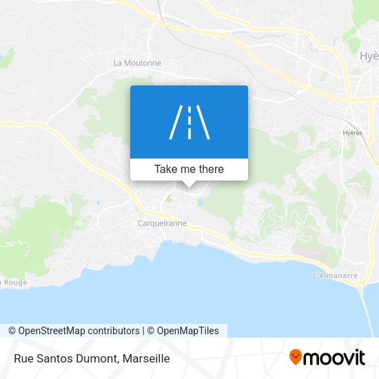 Rue Santos Dumont map