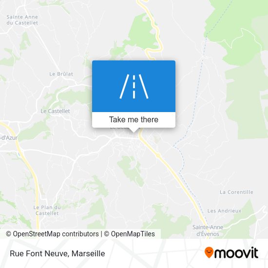 Rue Font Neuve map