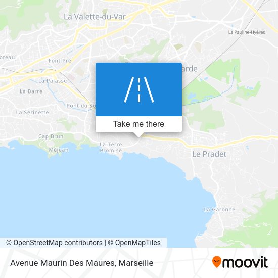 Avenue Maurin Des Maures map