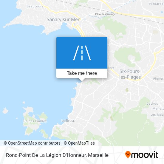 Rond-Point De La Légion D'Honneur map