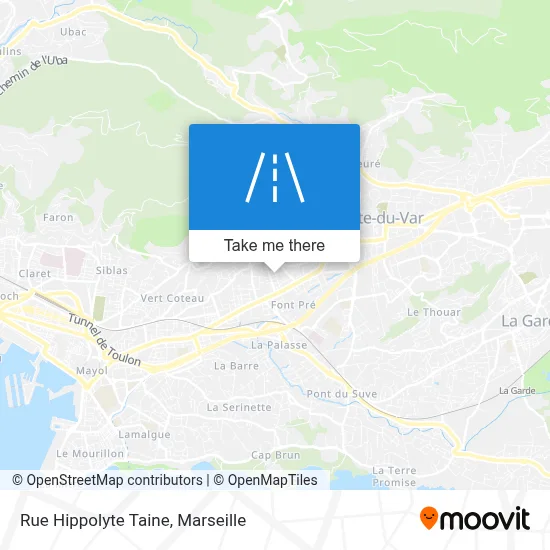 Rue Hippolyte Taine map