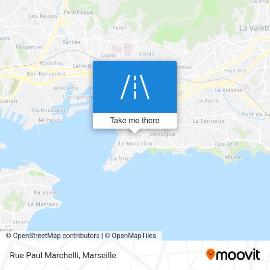 Rue Paul Marchelli map