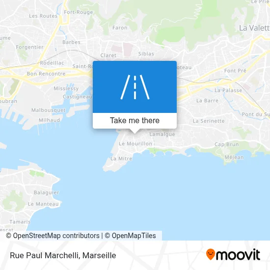 Rue Paul Marchelli map