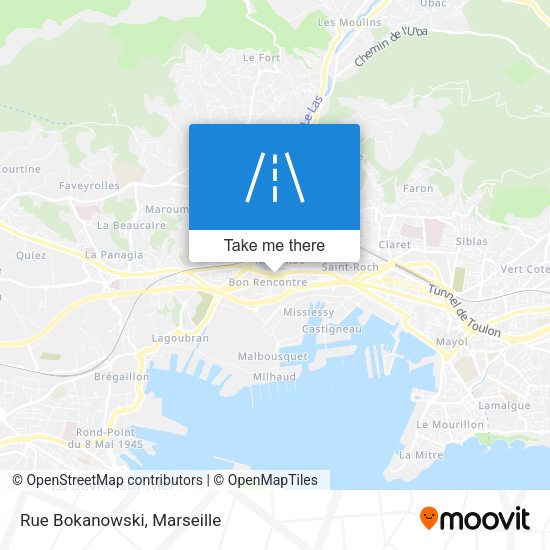 Rue Bokanowski map