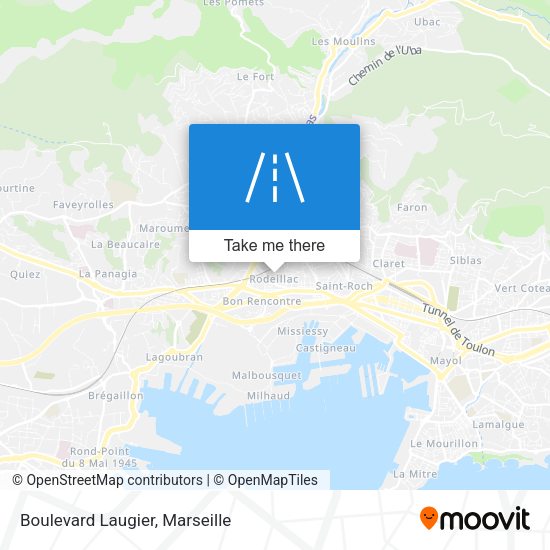 Boulevard Laugier map