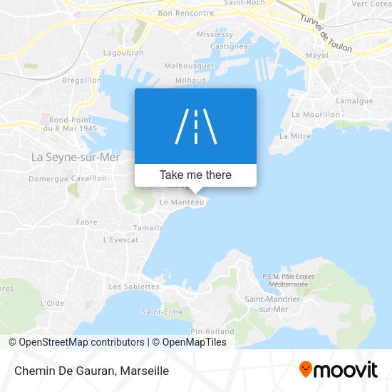 Chemin De Gauran map