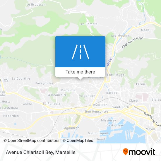 Avenue Chiarisoli Bey map