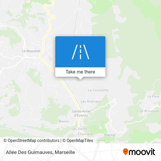 Allée Des Guimauves map