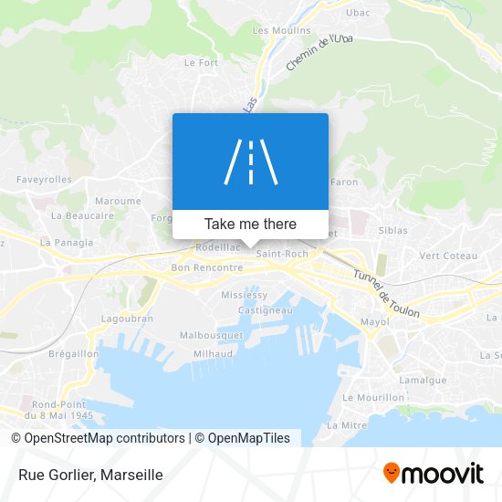 Rue Gorlier map