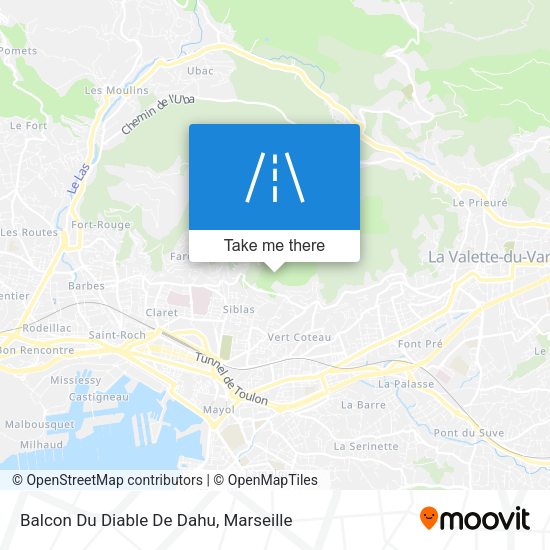 Balcon Du Diable De Dahu map