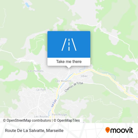 Route De La Salvatte map