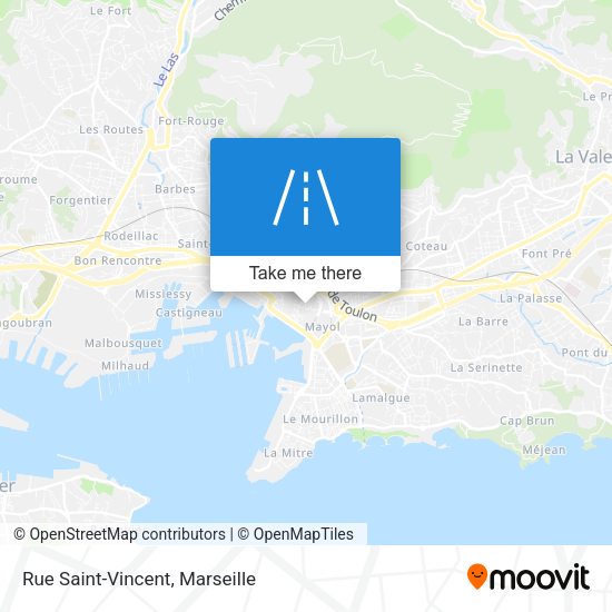 Rue Saint-Vincent map