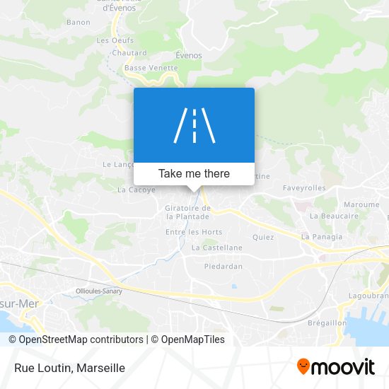 Rue Loutin map