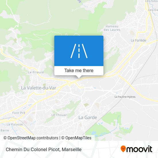 Chemin Du Colonel Picot map