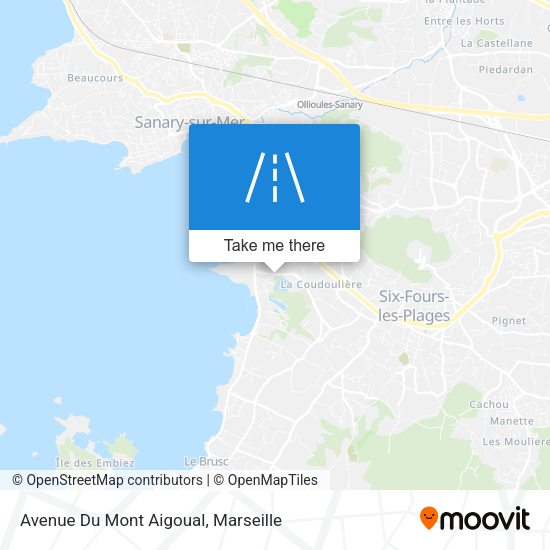 Avenue Du Mont Aigoual map