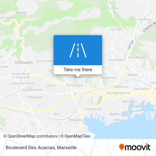 Boulevard Des Acacias map