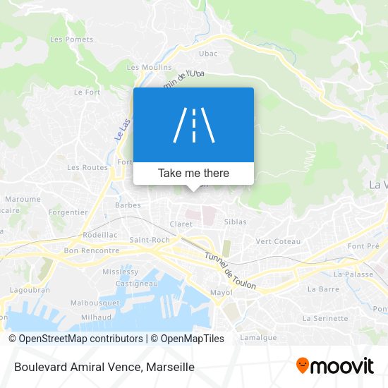Boulevard Amiral Vence map