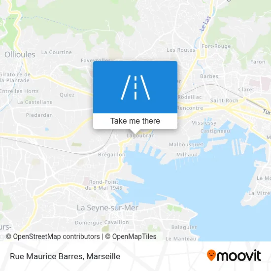 Rue Maurice Barres map