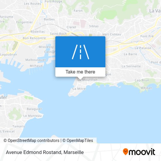 Avenue Edmond Rostand map