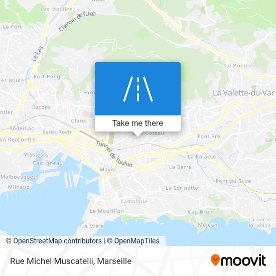 Rue Michel Muscatelli map